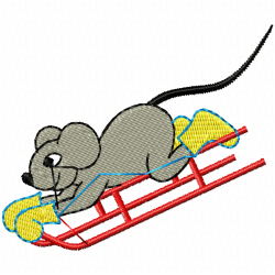 Mice Embroidery Design 6 Mice Embroidery Design 6